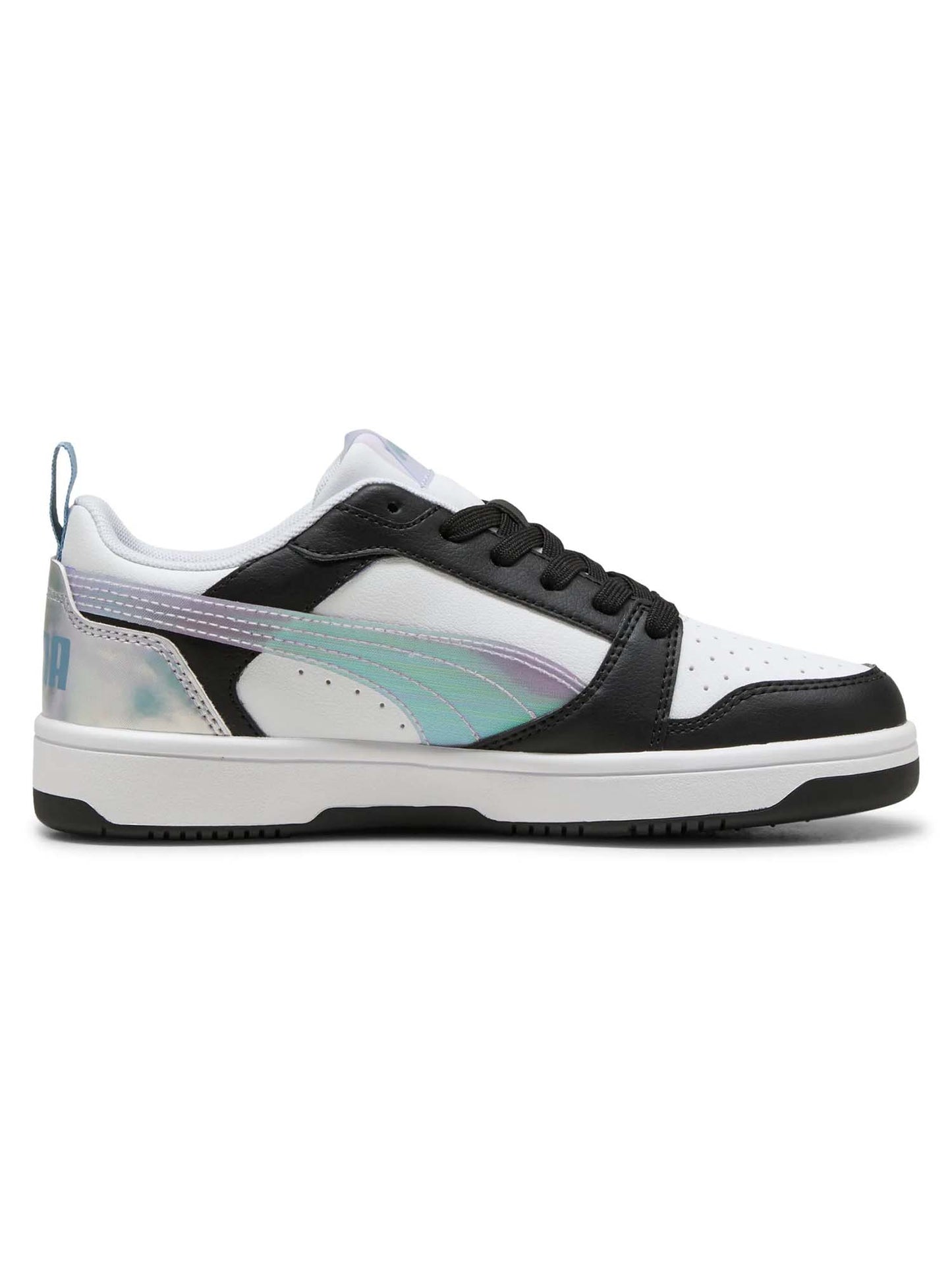 SNEAKERS REBOUND V6 LOW SPACE BELLE PUMA DA RAGAZZA NERO VIOLA