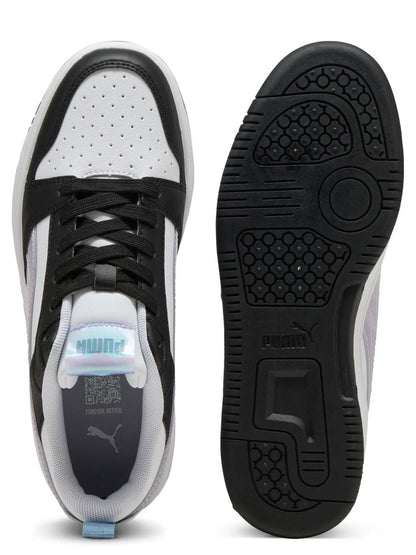 SNEAKERS REBOUND V6 LOW SPACE BELLE PUMA DA RAGAZZA NERO VIOLA