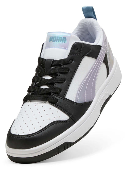 SNEAKERS REBOUND V6 LOW SPACE BELLE PUMA DA RAGAZZA NERO VIOLA