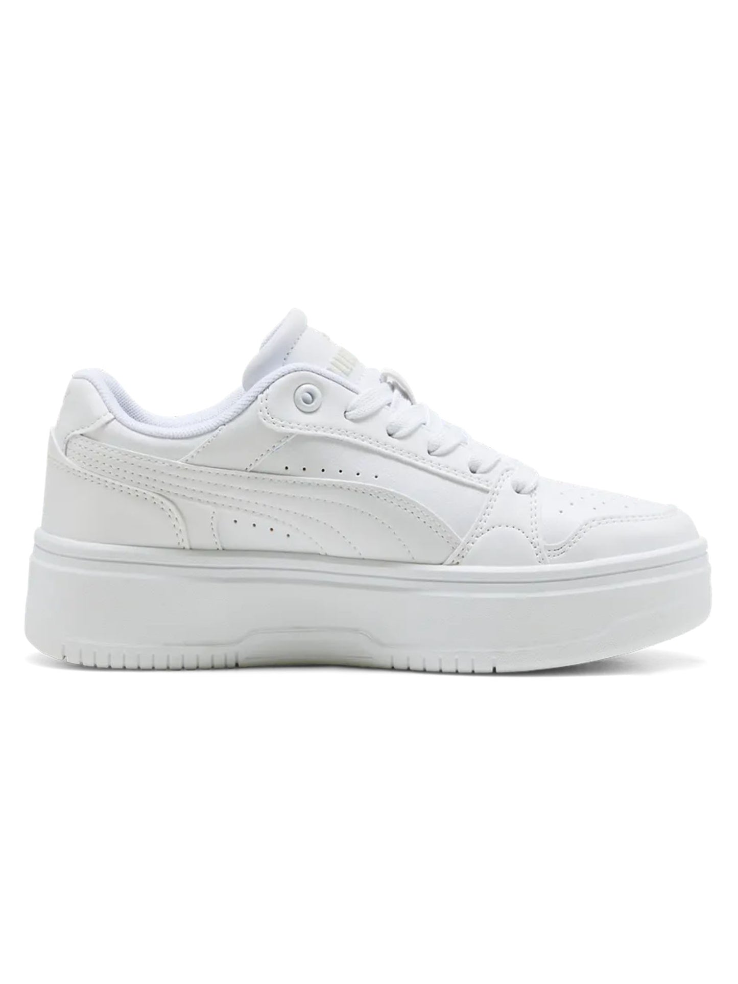 Sneakers Puma Rebound Femme unisex bambino bianche dallo stile anni '80