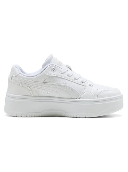 Sneakers Puma Rebound Femme unisex bambino bianche dallo stile anni '80
