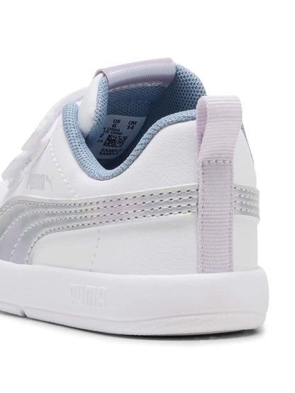 SNEAKERS COURTFLEX V3 PUMA BIANCO ARGENTO