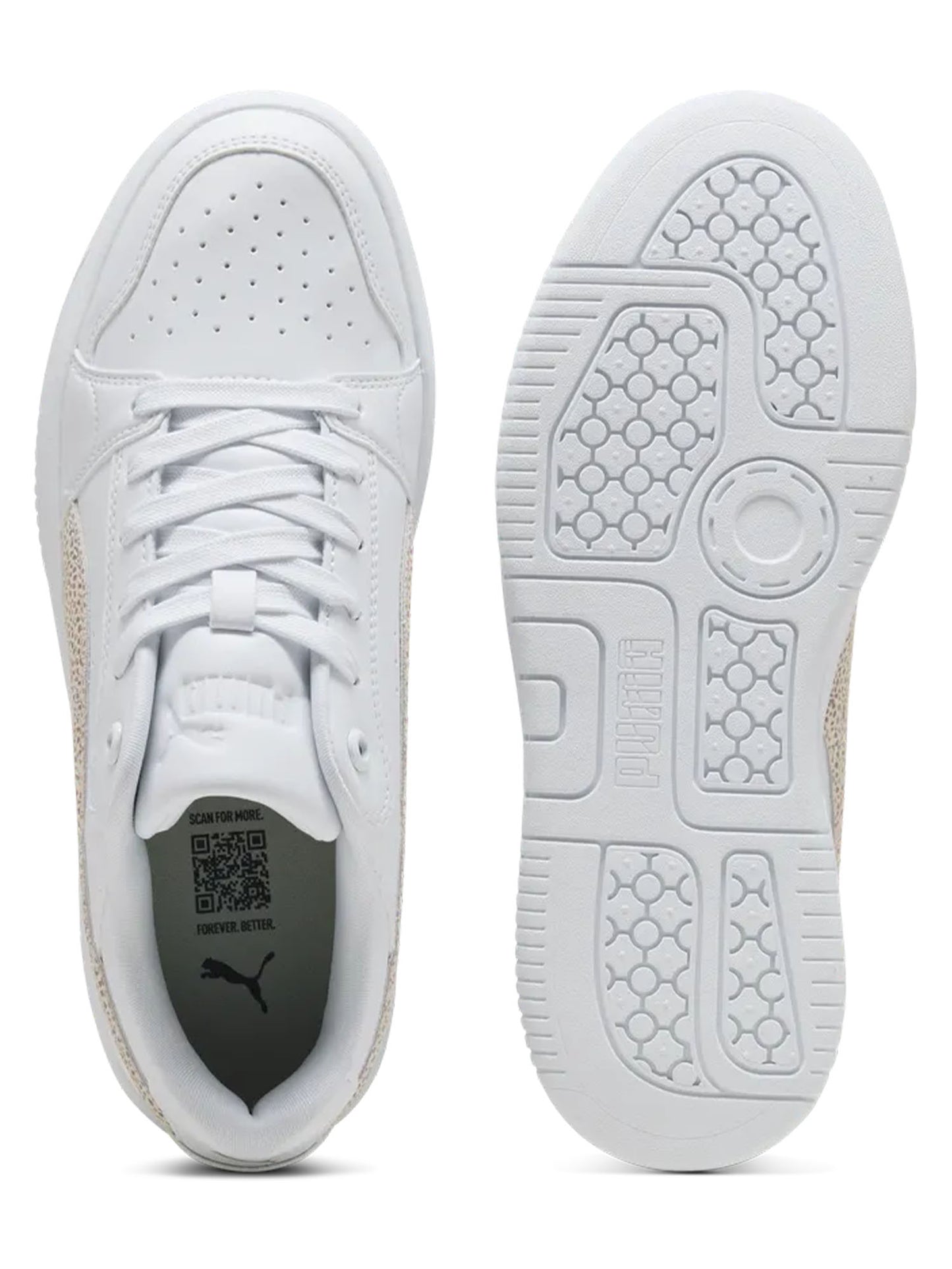 Sneakers Puma Rebound Femme Low Topcat da donna bianche sportive