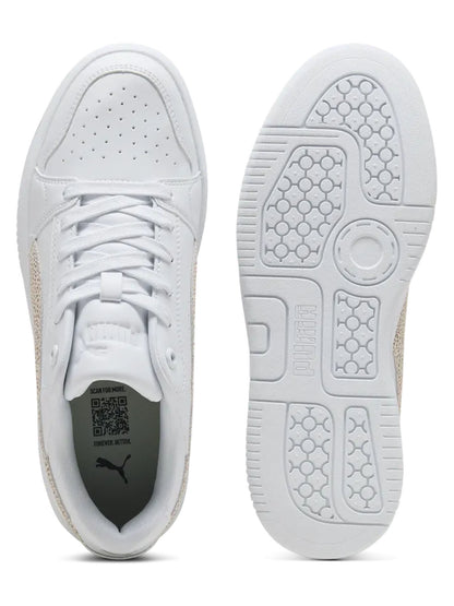 Sneakers Puma Rebound Femme Low Topcat da donna bianche sportive