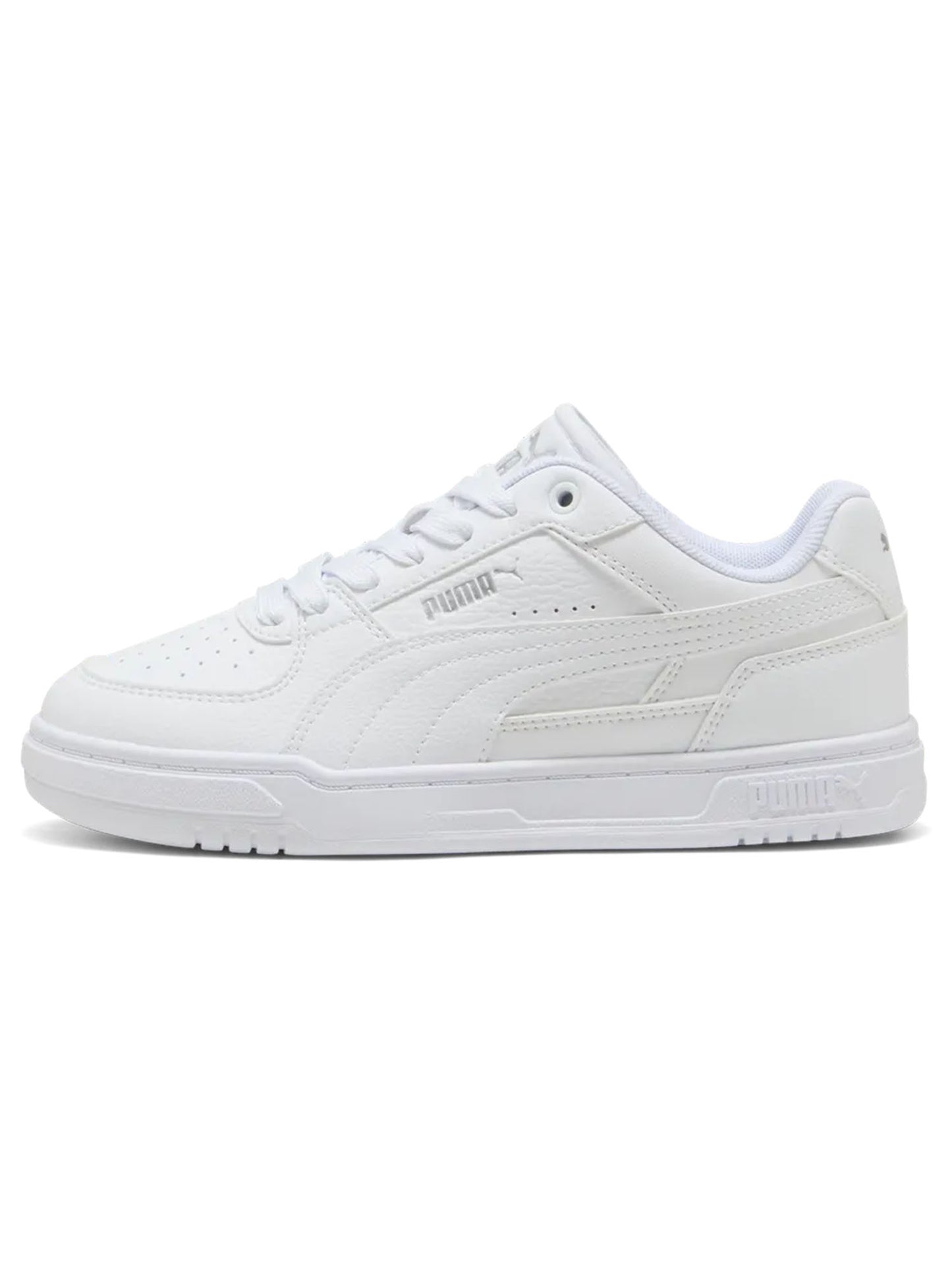 Sneakers Puma Caven III per bambino unisex in bianco dallo stile rétro