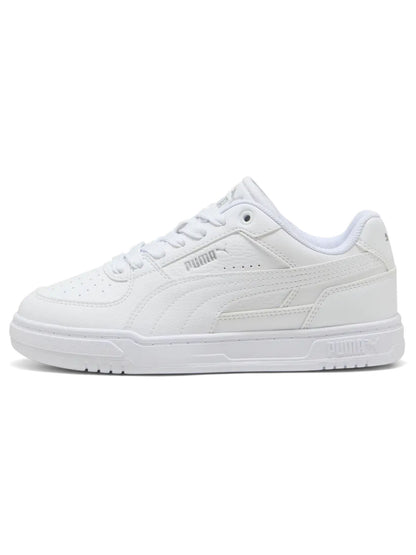 Sneakers Puma Caven III per bambino unisex in bianco dallo stile rétro
