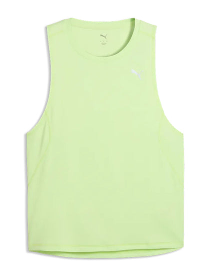 Canotta Run Velocity, performance e comfort uomo in giallo
