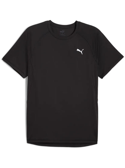 Puma Run Velocity, t-shirt running uomo nera con dryCELL