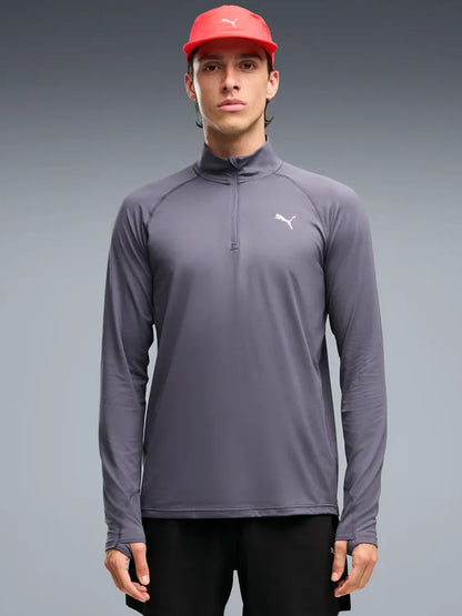 Puma Velocity Cloudspun, felpa da uomo grigia