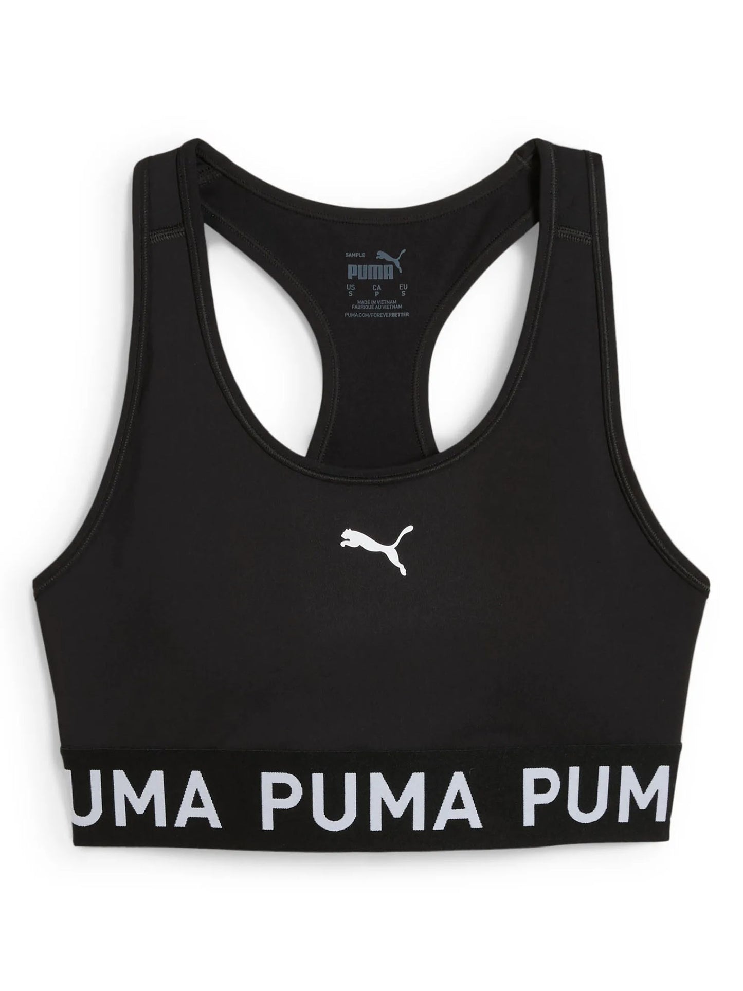 Puma 4Keeps Elastic Bra, canotta sportiva donna nera