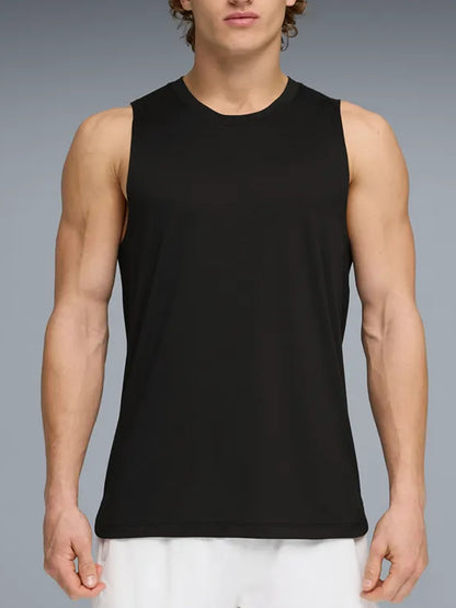 Puma X HYROX Cloudspun, canotta fitness uomo nera ultra soft