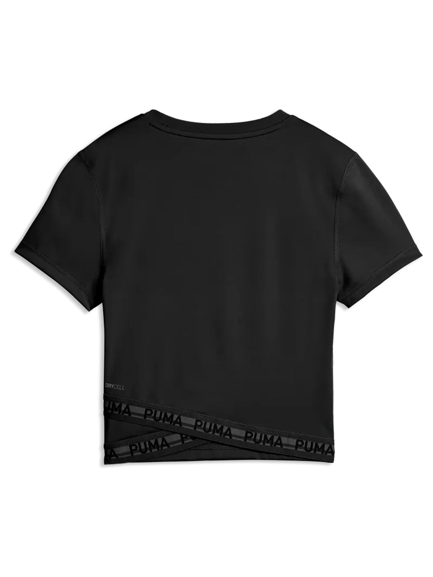 Puma Strong Cross Back, t-shirt tecnica donna nera per allenamento