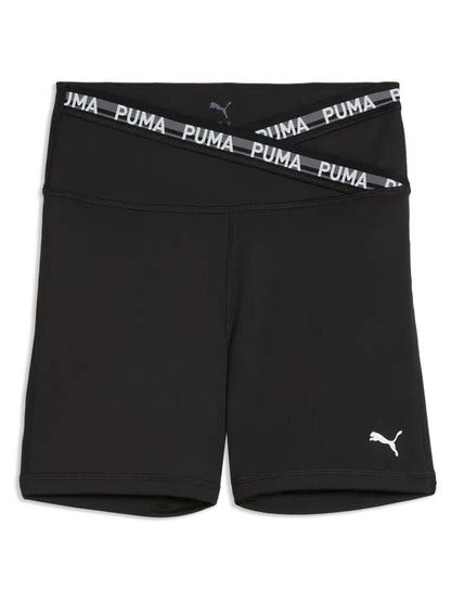 Shorts Puma Strong donna neri con tecnologia dryCELL e vita alta