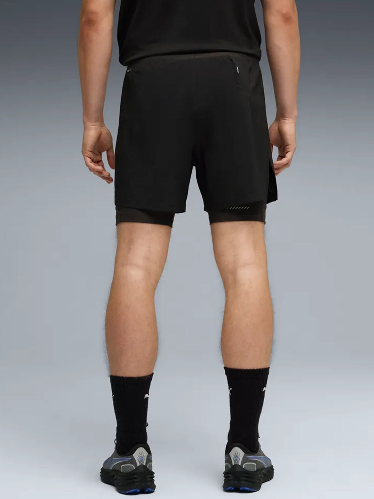 Puma short running da uomo nero