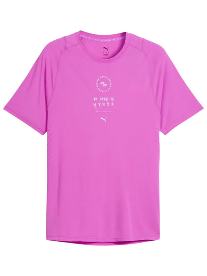 Puma x HYROX DryElite, t-shirt tecnica rosa uomo per allenamento