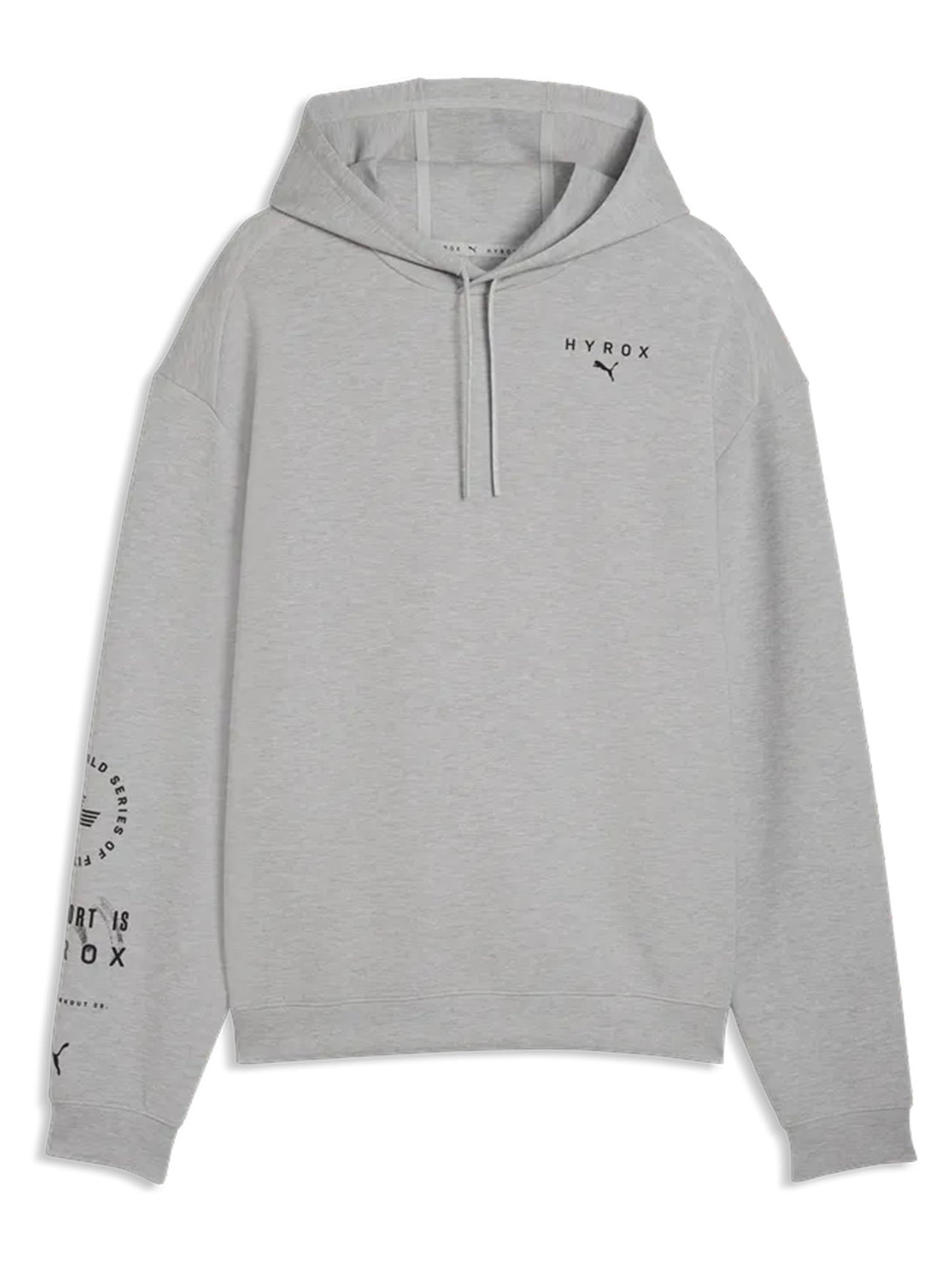 Felpa uomo Puma x HYROX Cloudspun ultra soft grigio chiaro