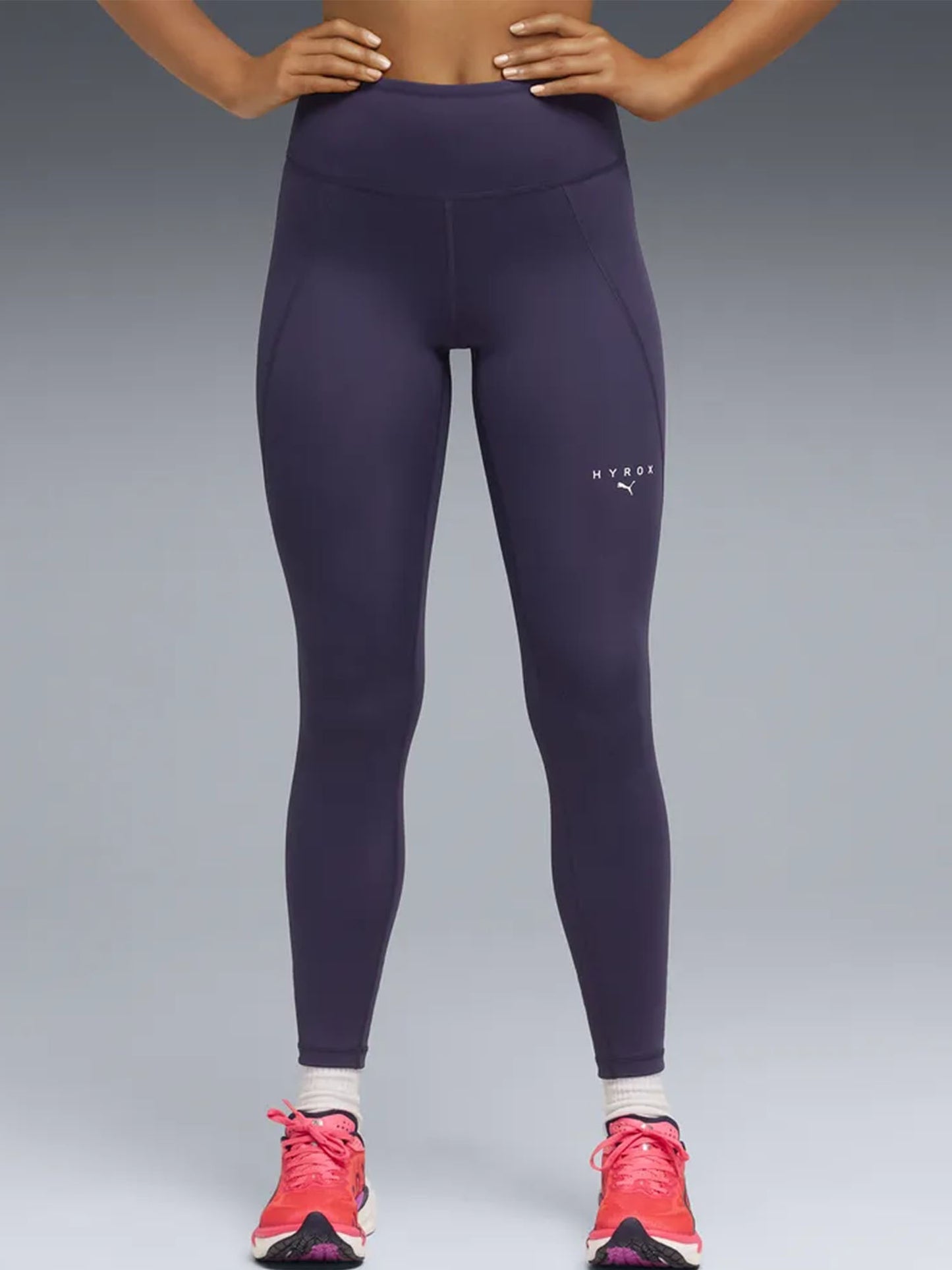 Leggings Puma x HYROX Essentials donna sportivi in viola