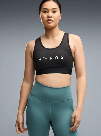 Puma Bra Hyrox, reggiseno sportivo da donna nero