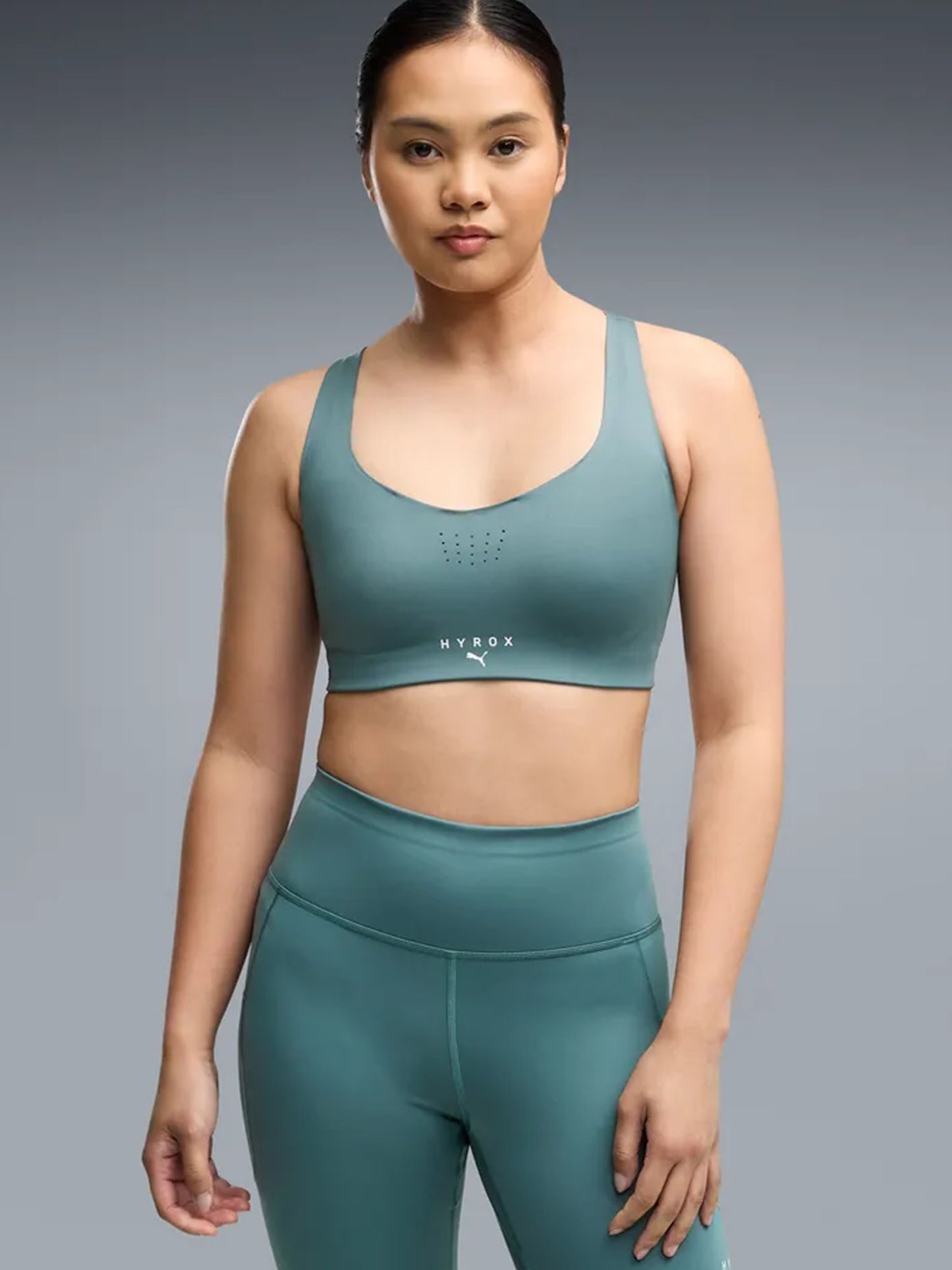 Puma Hyrox, reggiseno sportivo da donna verde