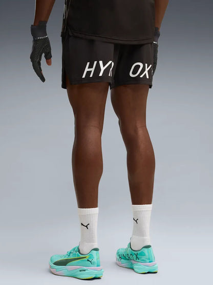 Puma Hyrox Pwrmode 5" Shorts, bermuda da uomo nero