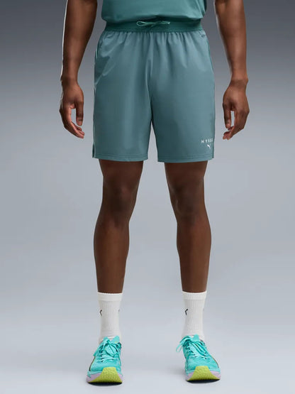 Puma x Hyrox, shorts da uomo verdi