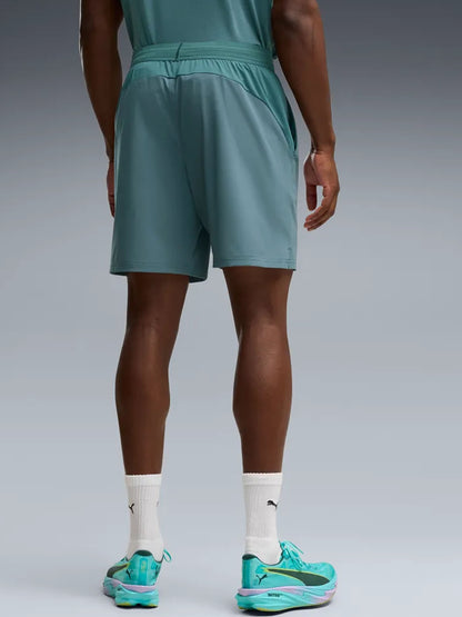 Puma x Hyrox, shorts da uomo verdi