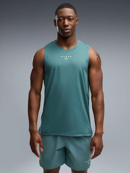 Puma Hyrox, canotta da uomo verde