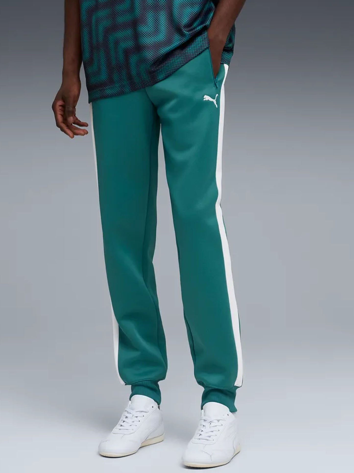 Pantaloni T7 Always On Puma uomo verde sportivo