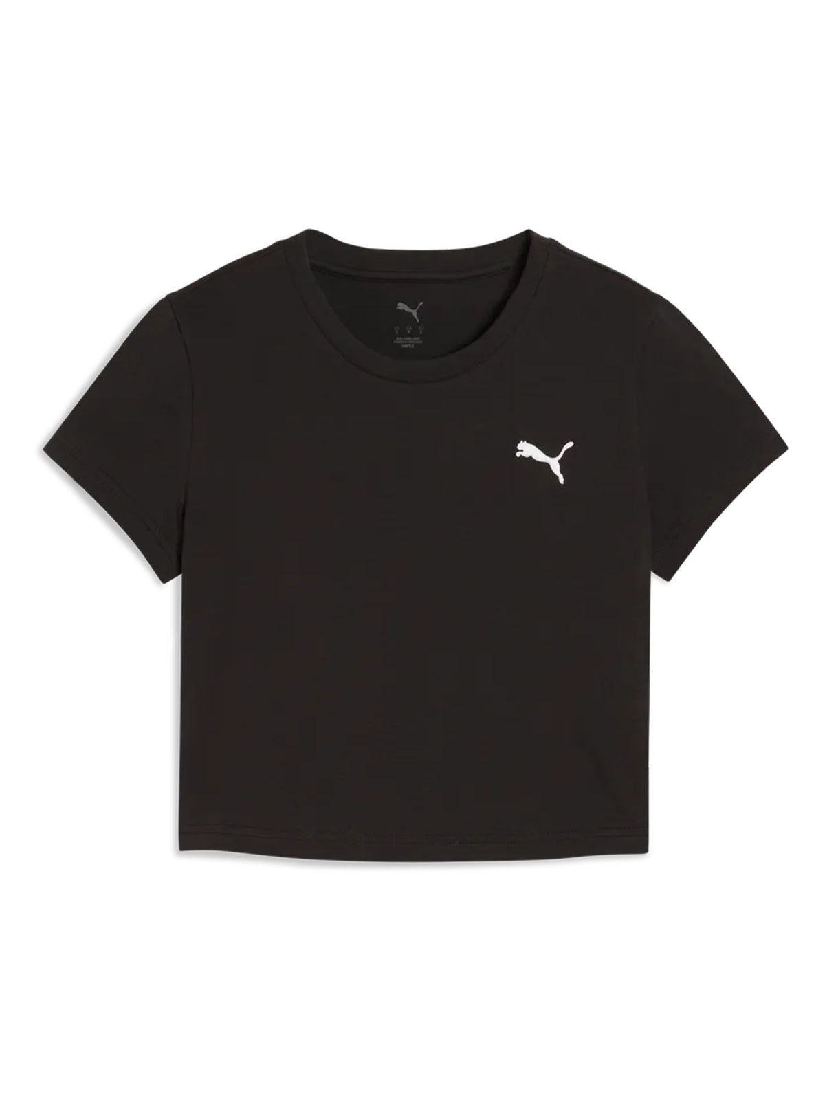 Puma t-shirt crop da donna nero
