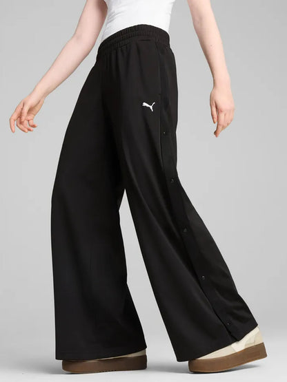Pantaloni Low Rise Snap-Off Puma donna neri dal design versatile