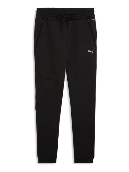 Puma PUMATECH, pantaloni sportivi uomo neri con tasche con zip