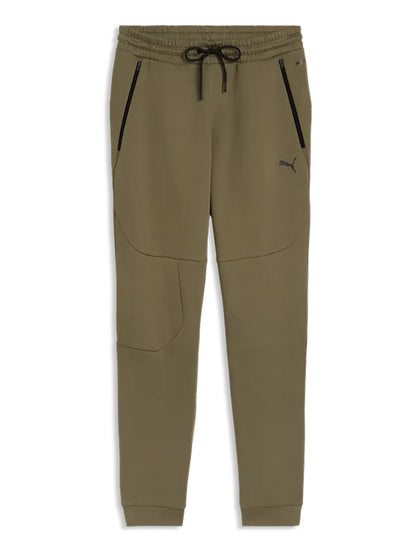 Puma PUMATECH pantaloni sportivi uomo verdi in tessuto tecnico