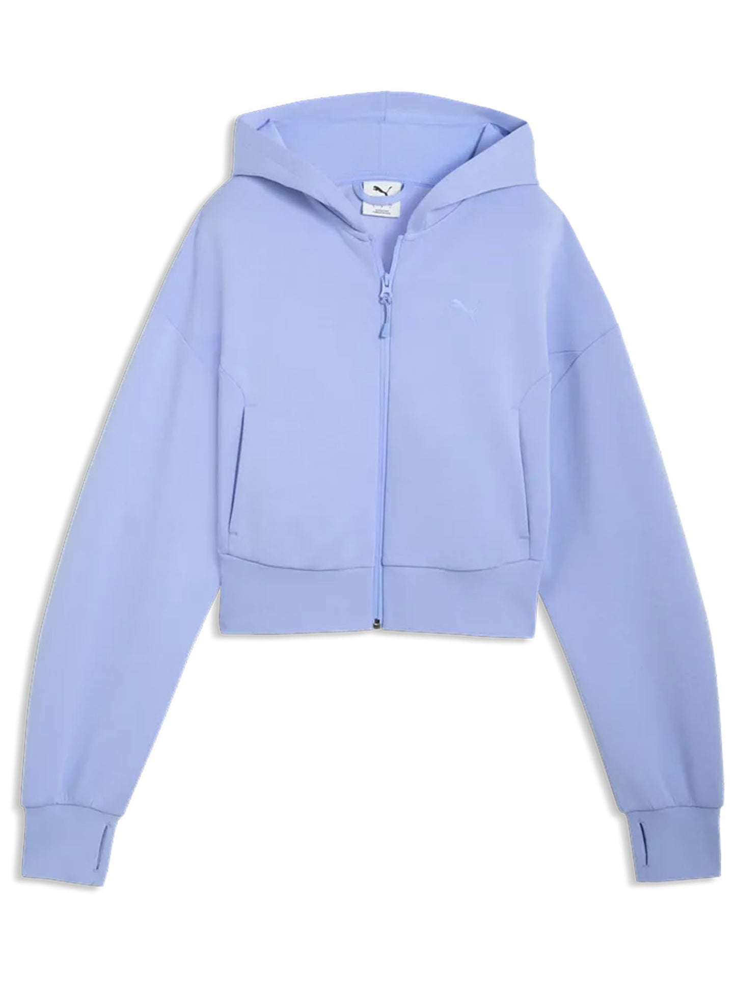 Felpa Puma PUMATECH Sense full zip donna sportiva lilla