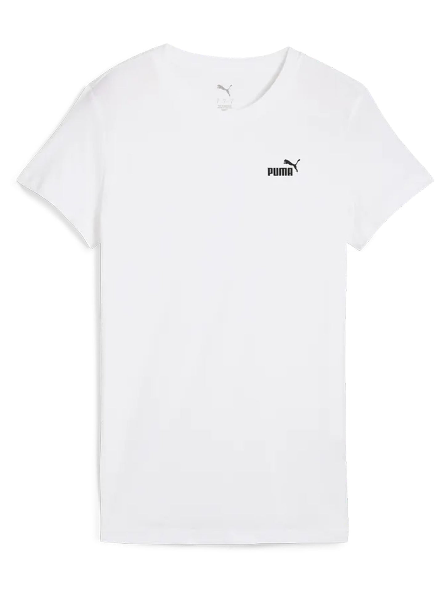 T-shirt Puma Essentials Small No.1 Logo donna bianca