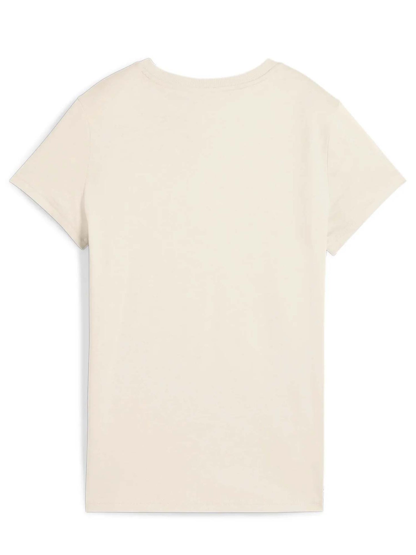 T-SHIRT GIROCOLLO PUMA DA DONNA PANNA