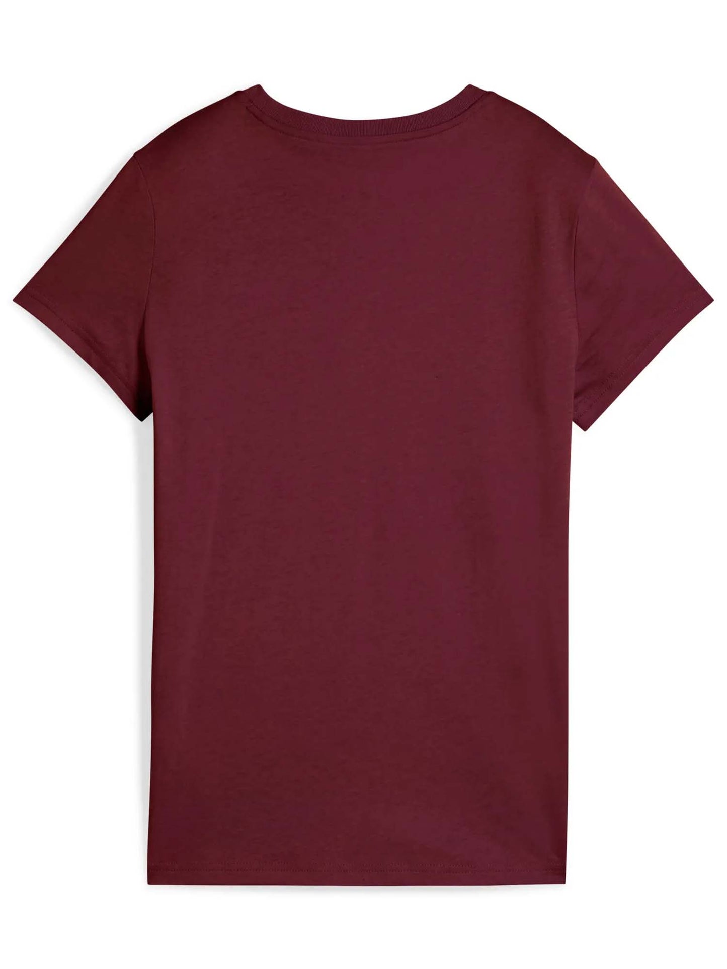 T-SHIRT GIROCOLLO PUMA DA DONNA BORDEAUX