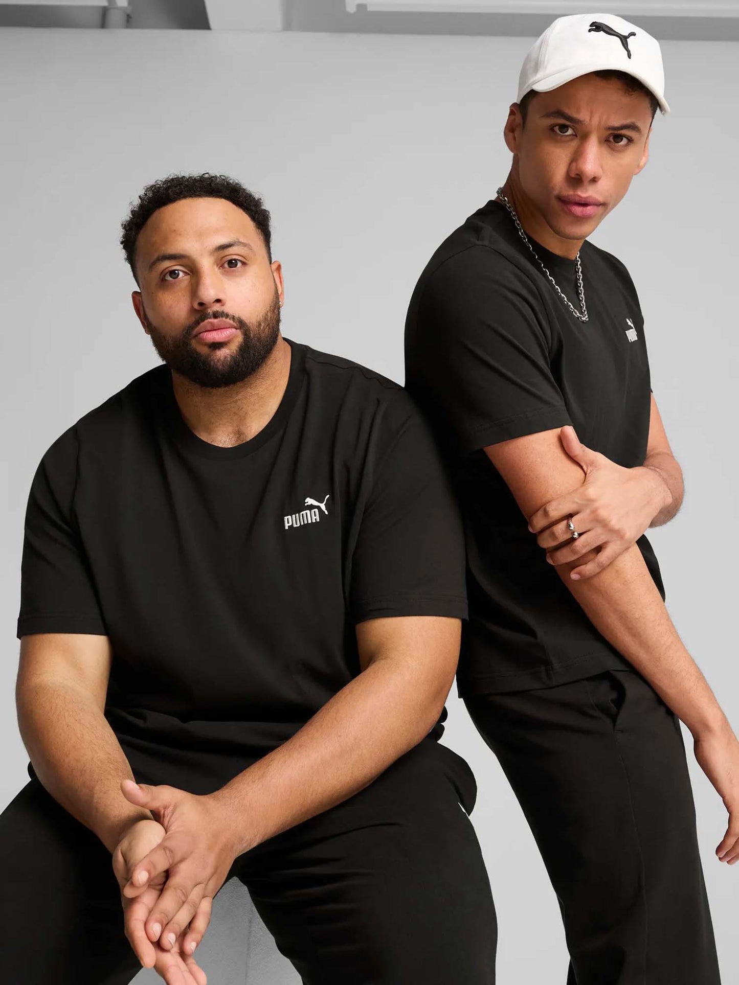 T-SHIRT ESSENTIAL SMALL LOGO PUMA UOMO NERO