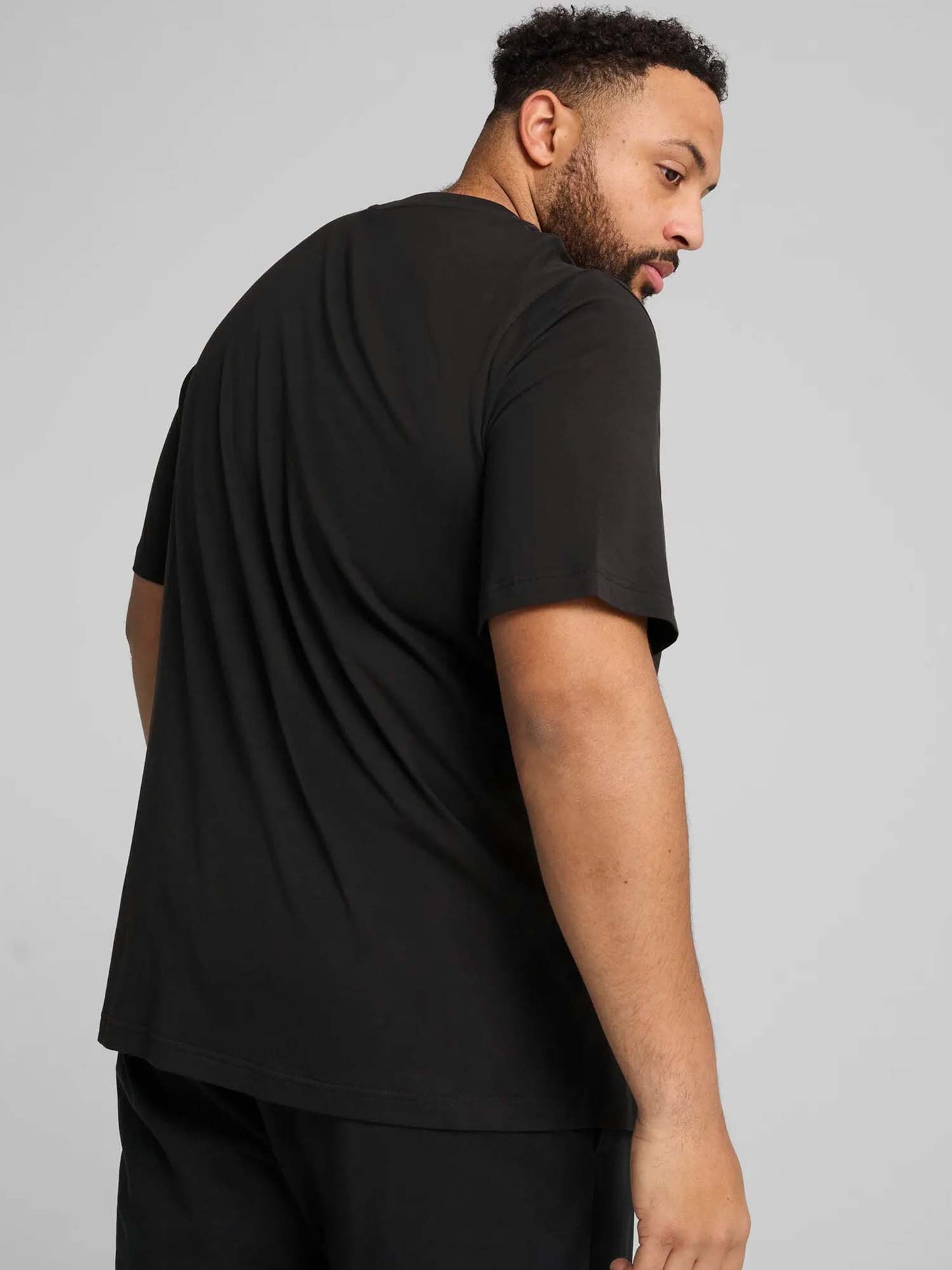 T-SHIRT ESSENTIAL SMALL LOGO PUMA UOMO NERO