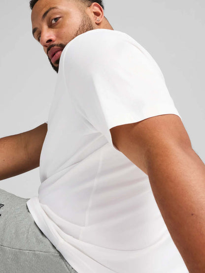 T-SHIRT ESSENTIAL SMALL PUMA UOMO BIANCO