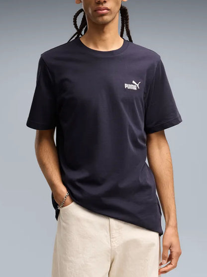 T-shirt Essentials Small No. 1 Logo uomo blu per un look casual