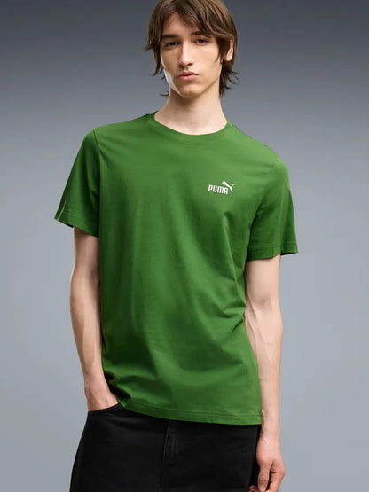 Puma Essentials Small No. 1 Logo, t-shirt maniche corte da uomo verde