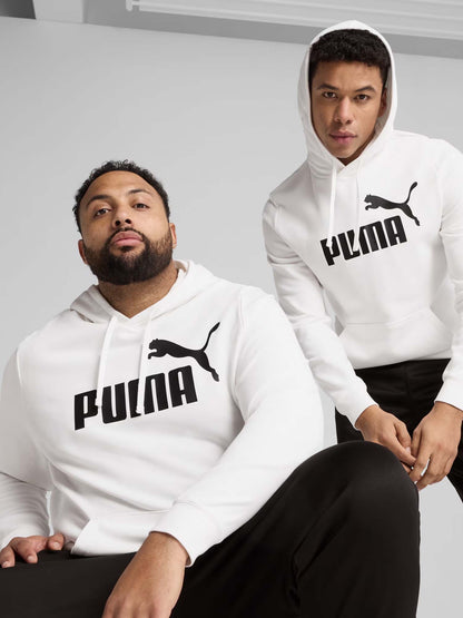 FELPA CON CAPPUCCIO PUMA UOMO BIANCO