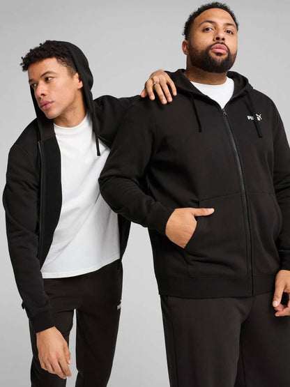 FELPA FULL ZIP PUMA DA UOMO NERO
