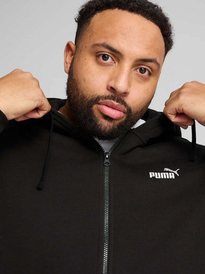 FELPA FULL ZIP PUMA DA UOMO NERO