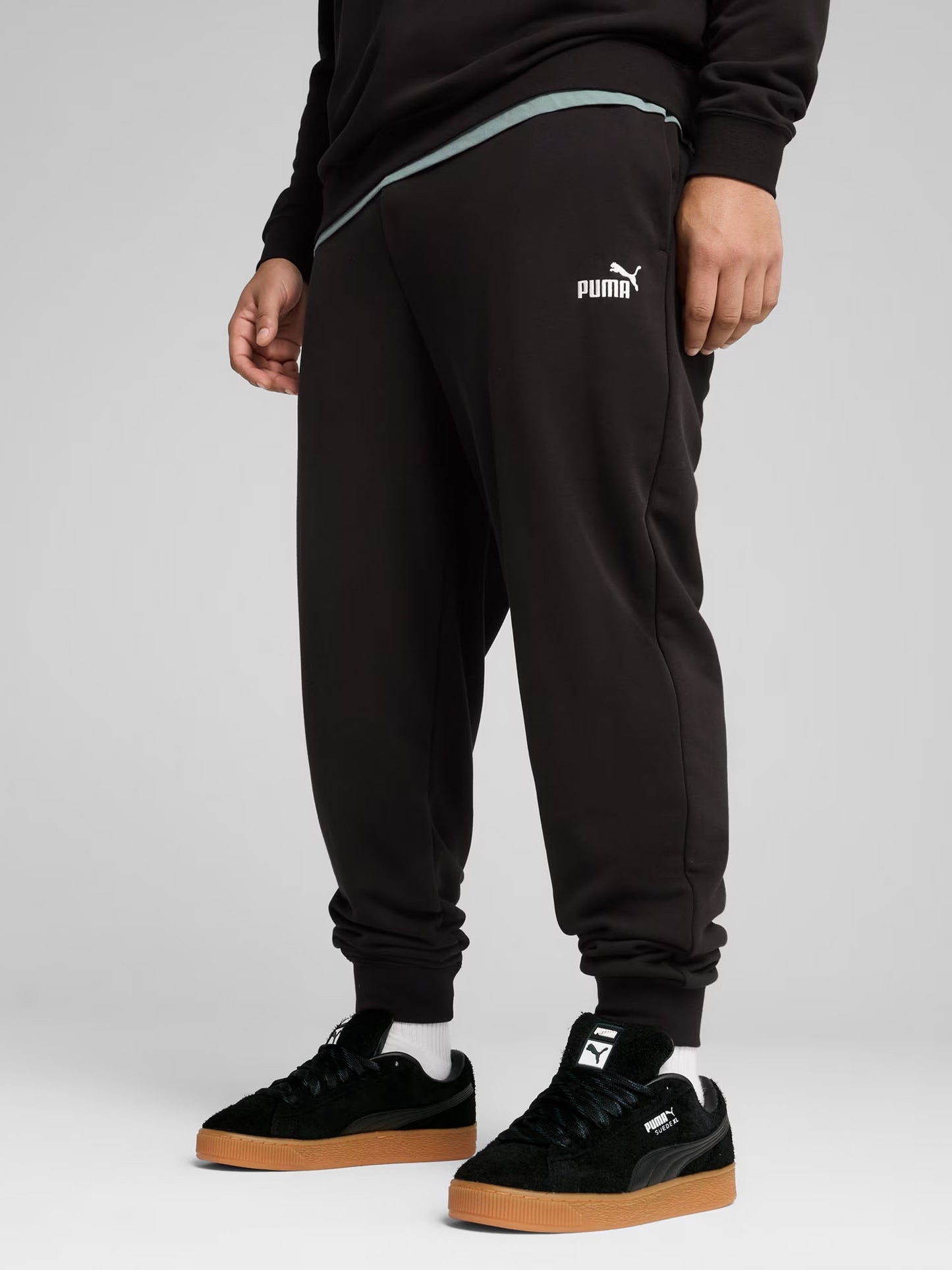 Pantaloni sportivi Puma Essentials No. 1 Logo da uomo neri