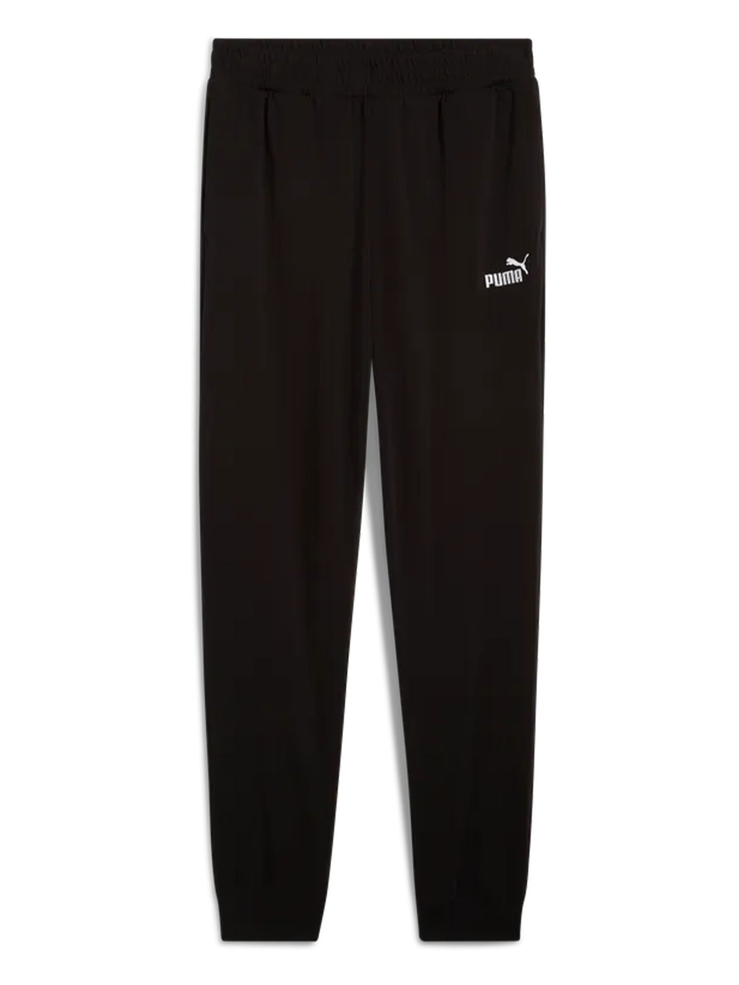 Pantaloni Essentials No. 1 Logo Jersey da uomo in cotone nero
