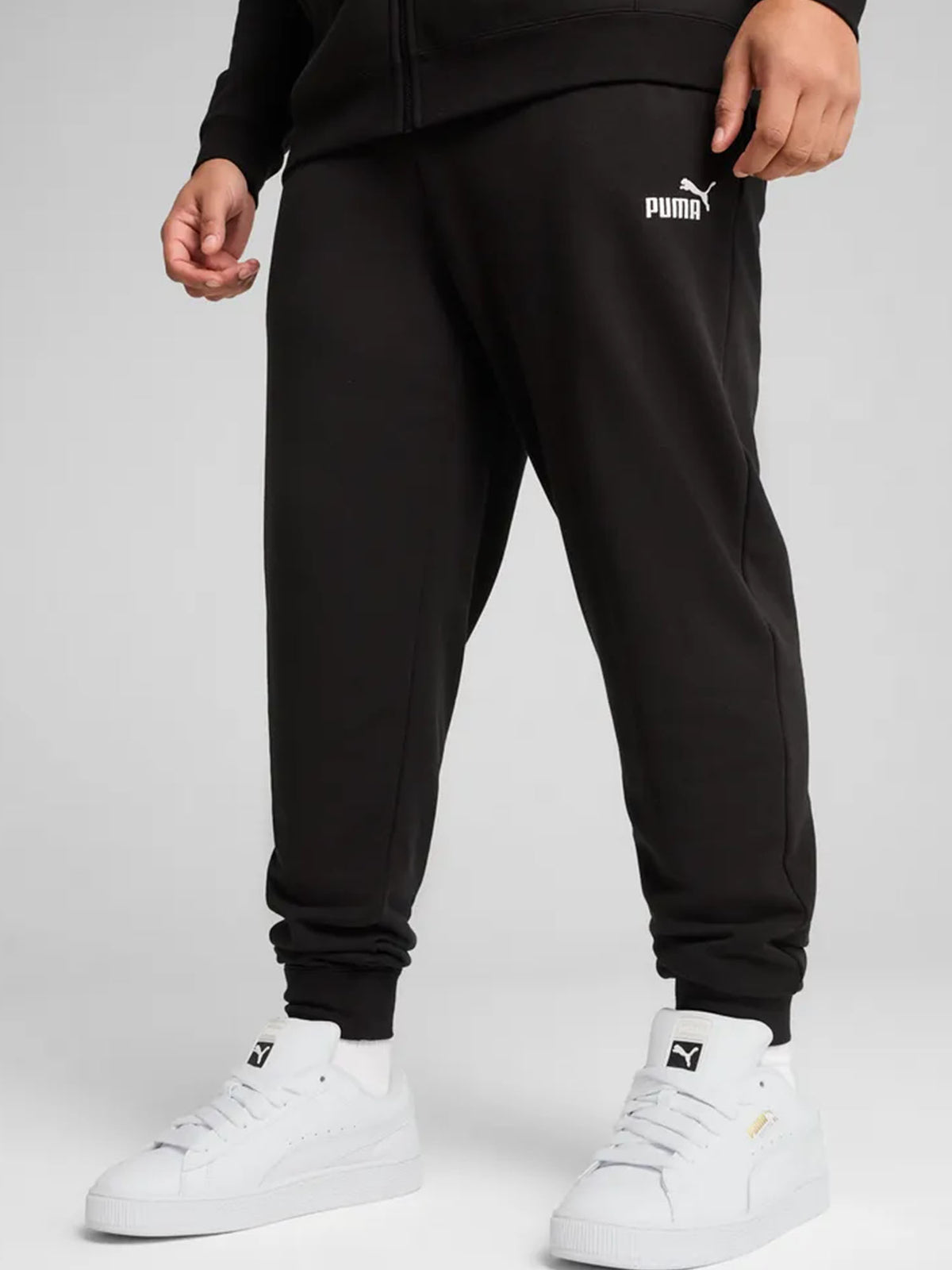 Puma pant.slim ft pantalone da uomo nero