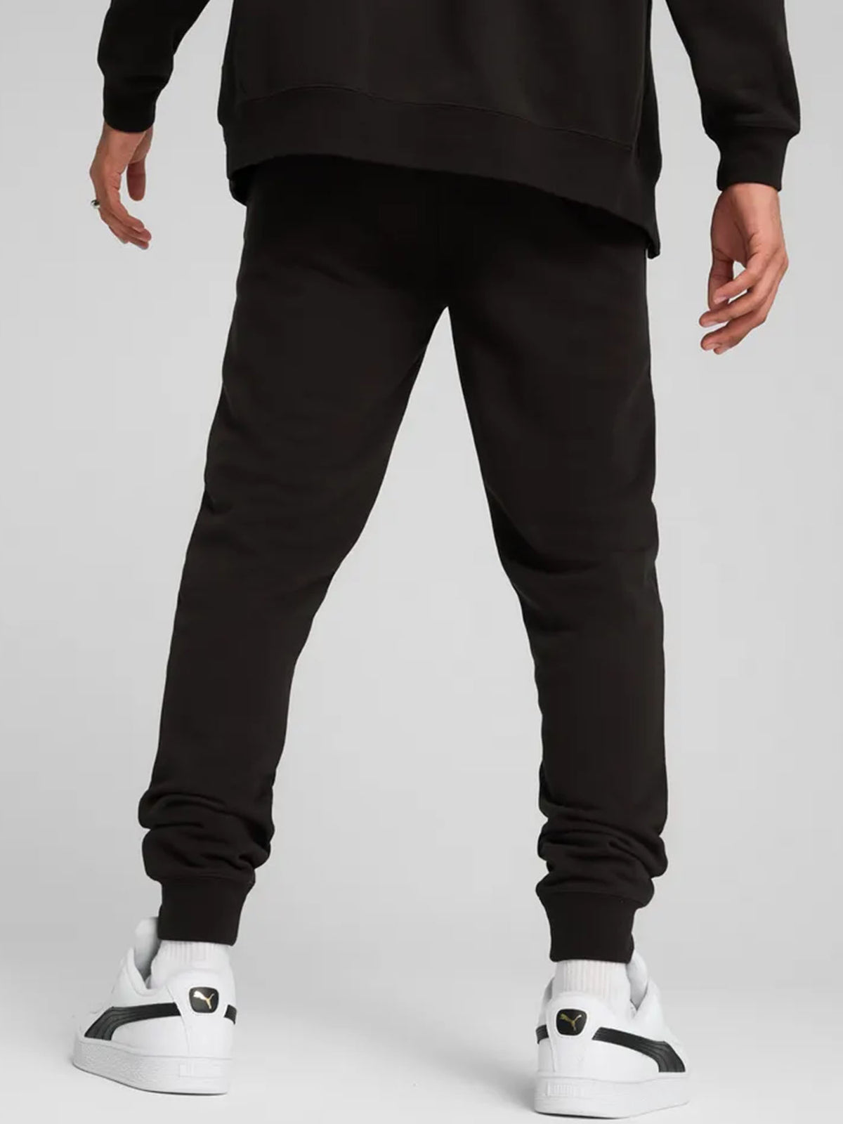 Puma pant.slim ft pantalone da uomo nero