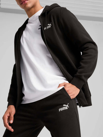 PANTALONE TUTA SLIM FT PUMA DA UOMO NERO