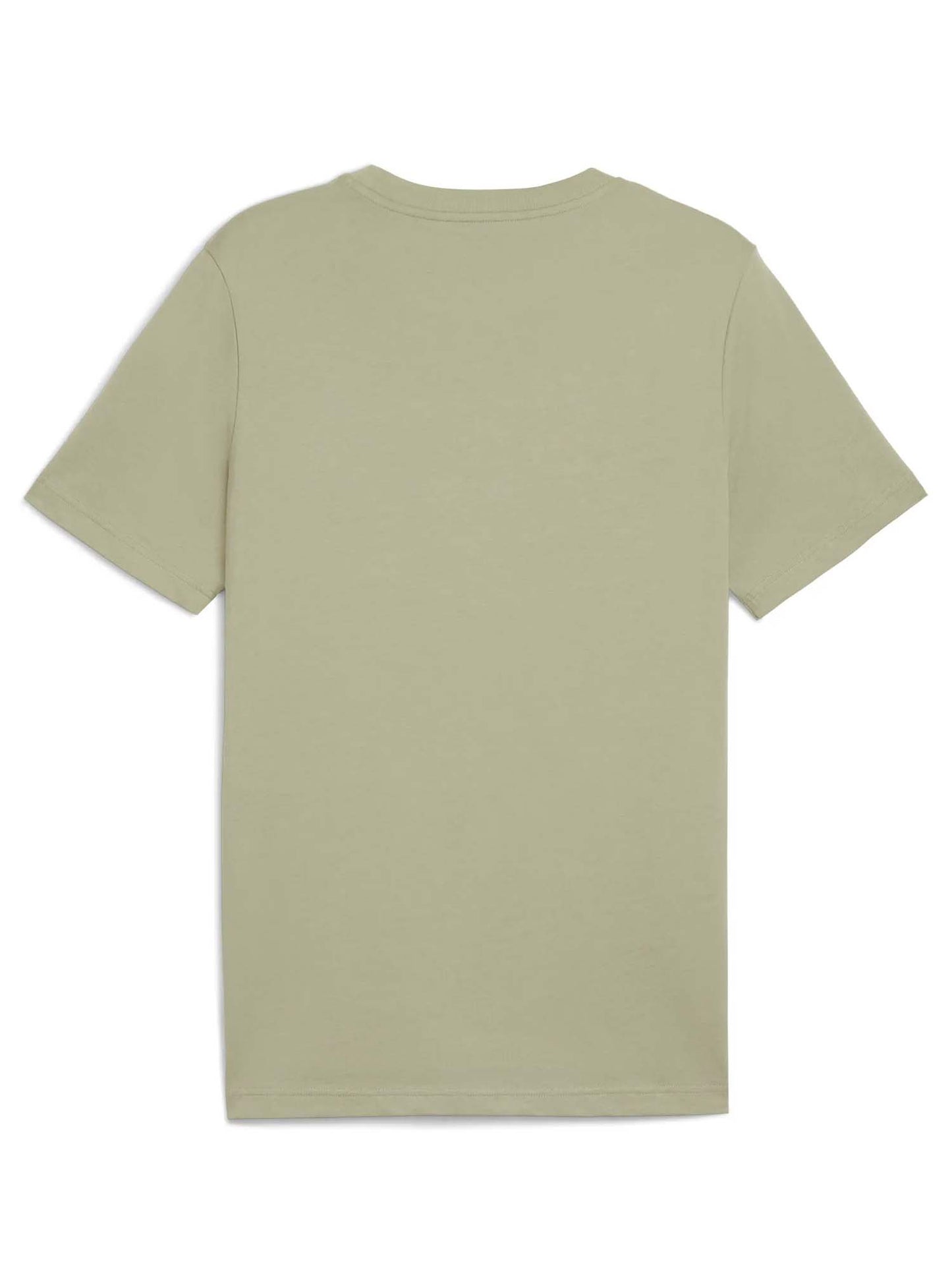 T-SHIRT ESSENTIALS CON LOGO BICOLORE PUMA DA UOMO SALVIA